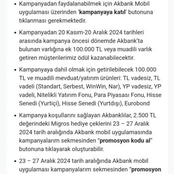Akbank Migros Kampanya Kodu Sorunu