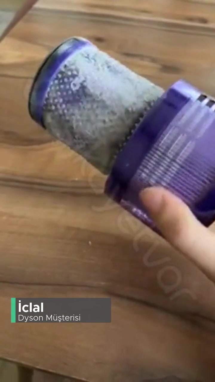 Dyson V12 Detect Slim Absolute Süpürge Filtre Temizliği Uyarısı videonun kapak resmi
