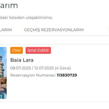 Rezervasyon Tarihi Değişikliğinde Yüksek Ekstra Ücret