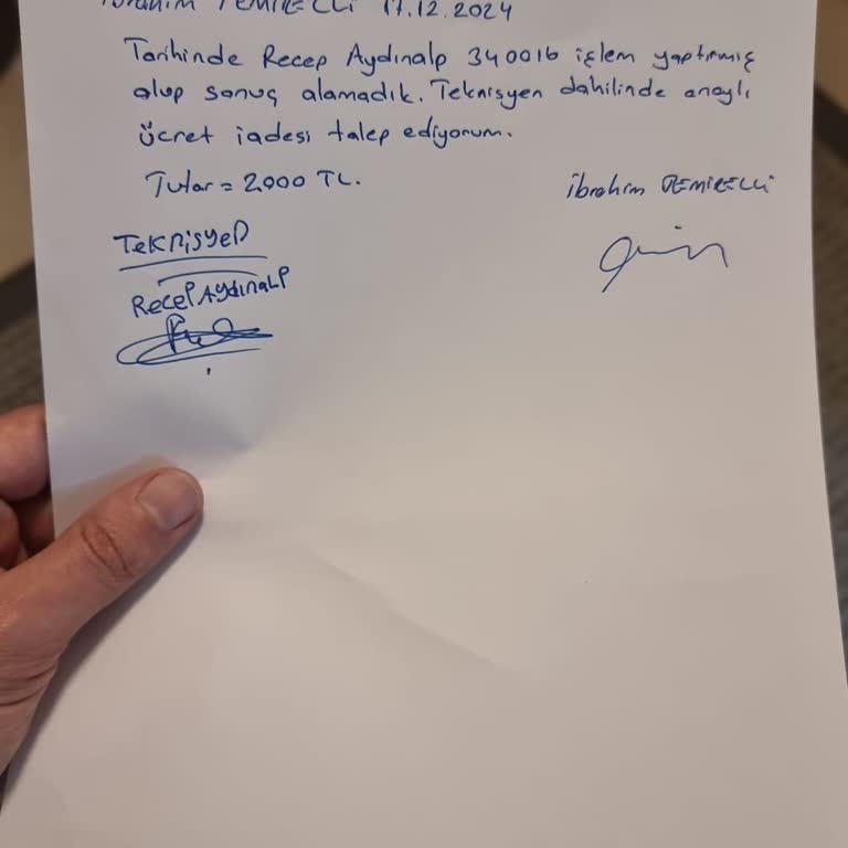 Beta Teknik Kombi Servisi'nin İade Sorunu