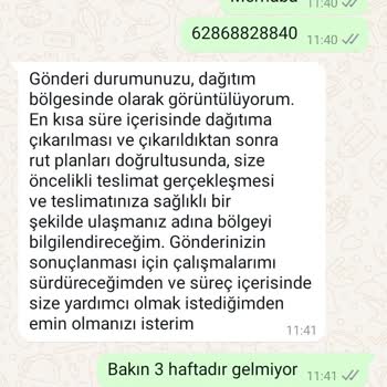 AGT Kurye İle İletişim Sorunu Ve Dağıtım Gecikmesi