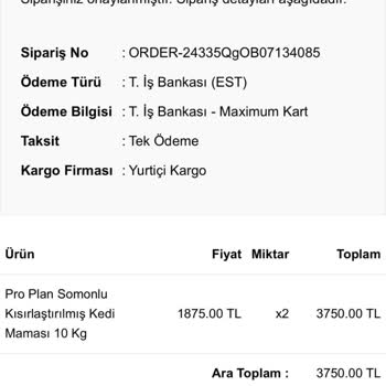 Royal Alışveriş'te Sipariş Ve İade Sorunu