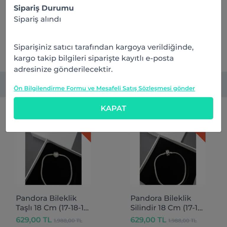 Sipariş İadesi İçin İletişimsizlik Sorunu
