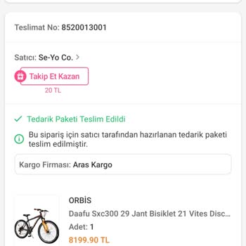 Kusurlu Bisiklet Ve İlgisiz Hizmet