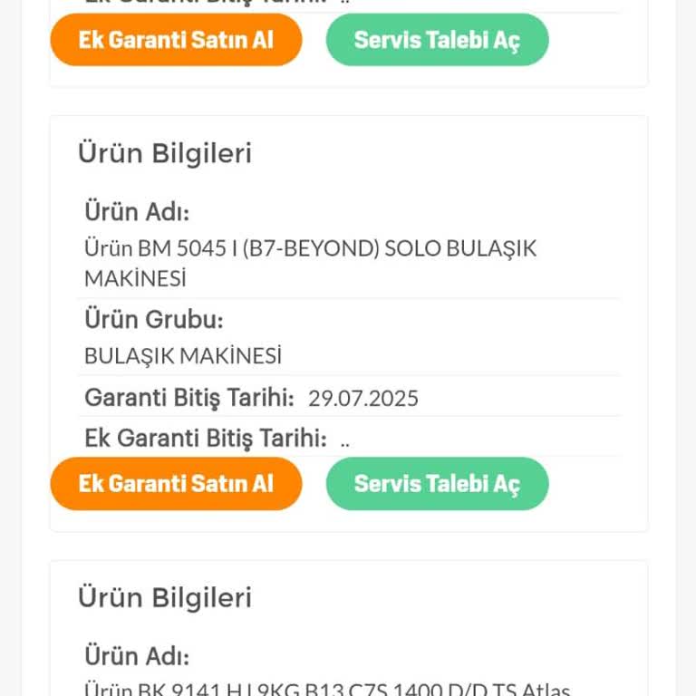 Beko Çeyiz Paketinde Garanti Sorunu Ve Yetersiz Müşteri Hizmeti