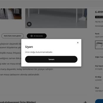 İKEA Stok Sorunu: Yemekhanemiz İçin Acil Çözüm Bekliyoruz