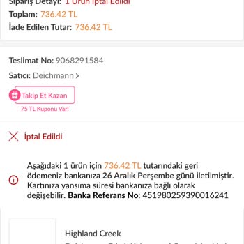 Sipariş İptali Ve Geciken Kargo Sorunu