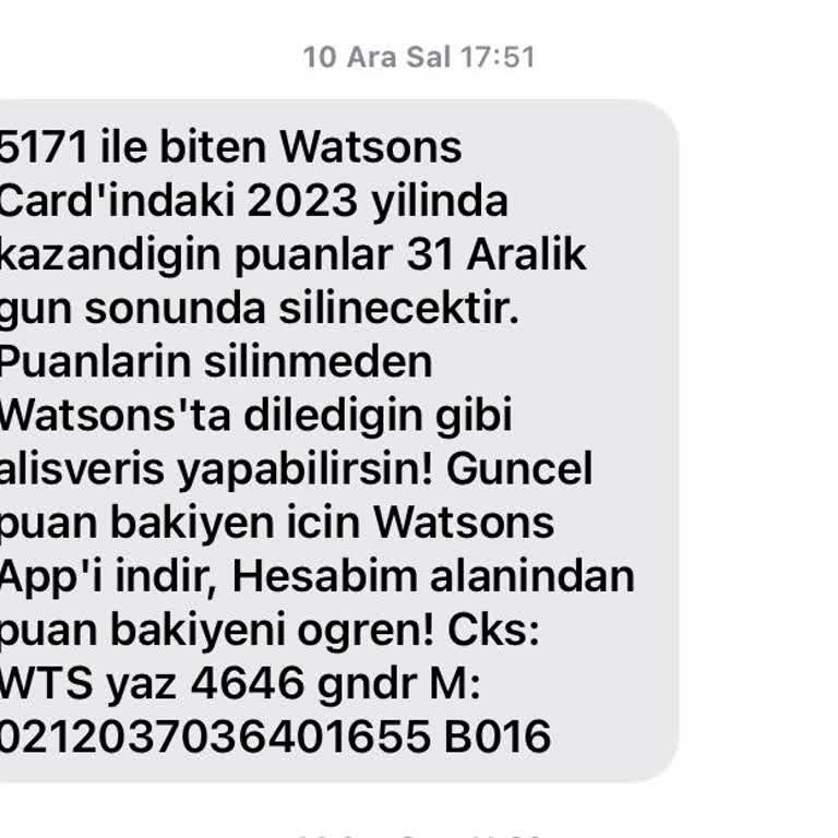 Watsons Puanları: Hayal Kırıklığı Ve Zaman Kaybı