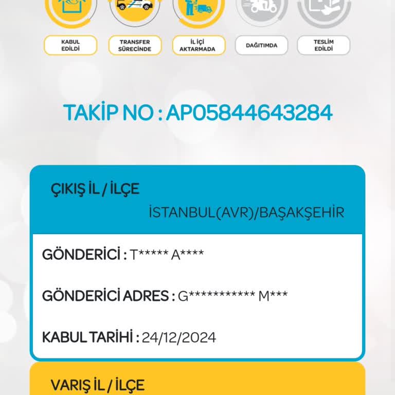 PTT Kargo APS İle Gönderilen Evrakın Gecikmesi