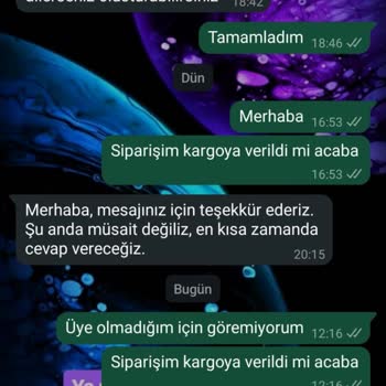 Sipariş Sonrası Engelleme Şoku