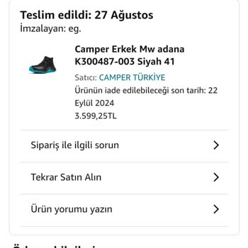 Fatura Talebi Karşılanmayan Alışveriş