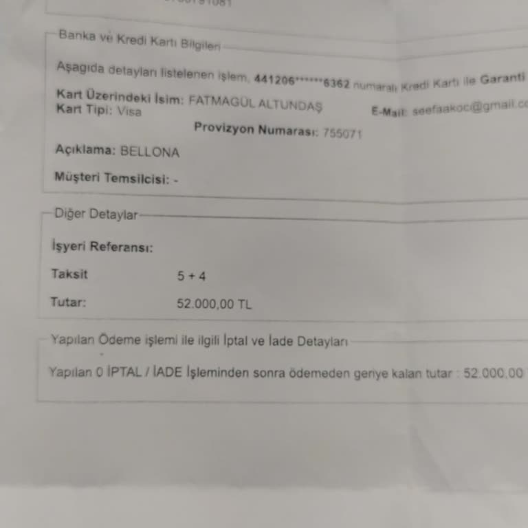 Bellona Matisse Takımında Sünger Ve Gıcırtı Sorunu
