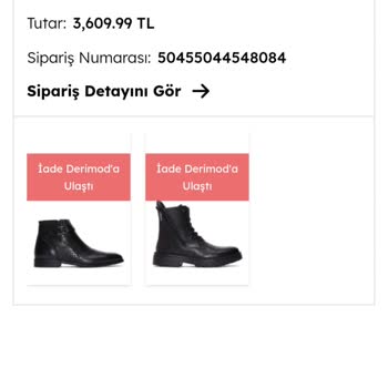 Derimod Online Alışverişte İade Sorunu