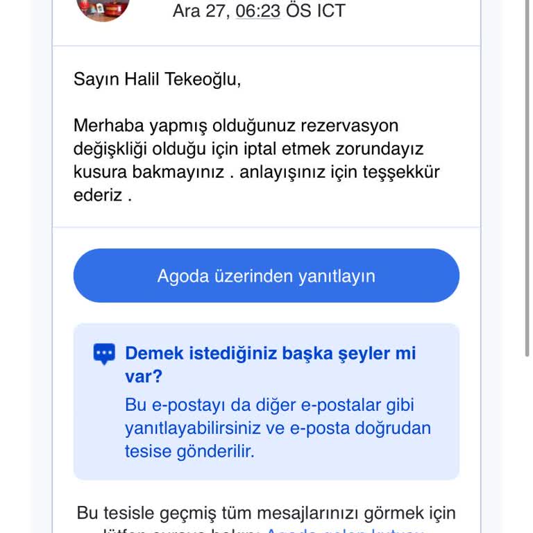 Rezervasyon Fiyatı Mağduriyeti