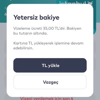 İstanbul Ulaşım Kartı Vizeleme Süreci Karmaşası