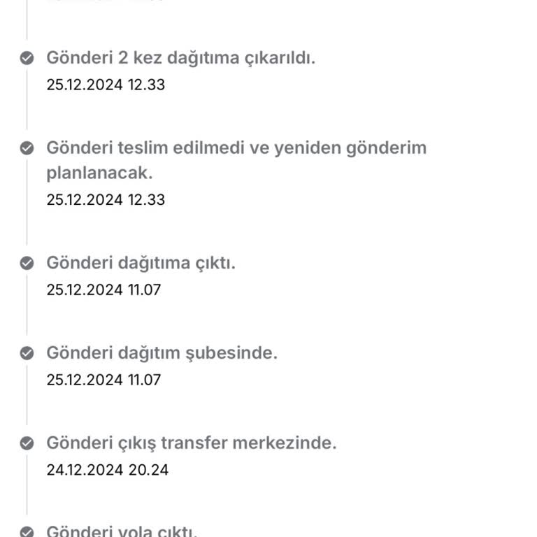 Teslimat Sorunu Ve İletişim Eksikliği