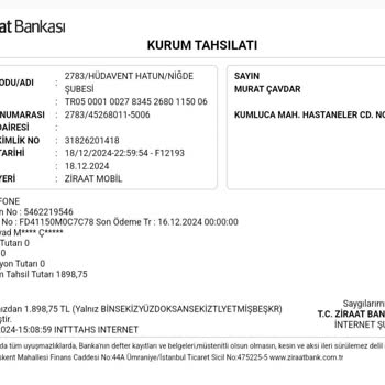 Yanlış Fatura Ve İade Sorunu Yaşıyorum