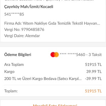 Eksik Ürün Teslimatı Ve Para İadesi Sorunu