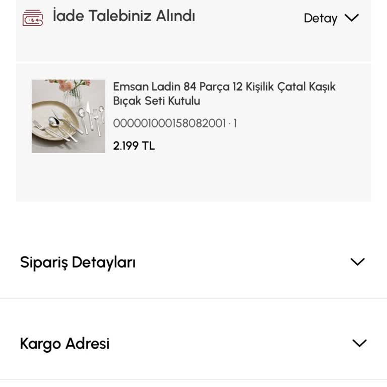 Karaca Züccaciye Ürün Elime 1 Aydır Ulaşmadı