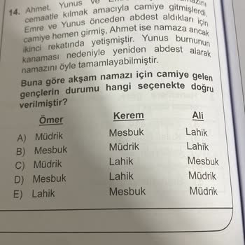 Hatalı Soru Bankası Ve İlgisiz Müşteri Hizmeti