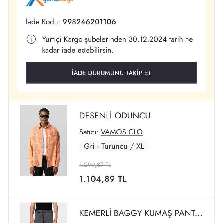 İade Sürecinde Gecikme Ve İletişim Sorunu