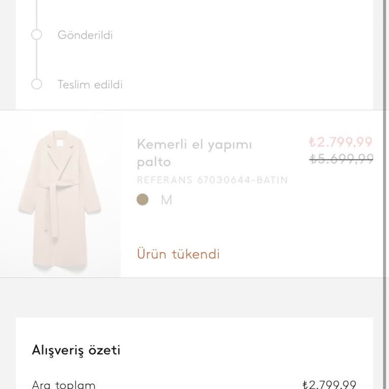 Stok Hatası Ve Çözüm Bulunamayan Kaban Siparişi