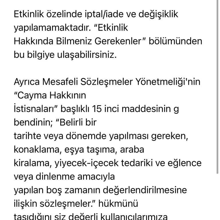 Bilet İadesi Talebine Yanıt Alamama Sorunu