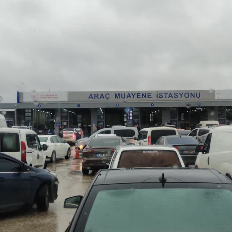 Muayene İstasyonunda Okunamayan Sıra Tabelası Sorunu