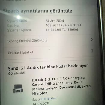 Amazon'dan Sipariş Ettiğim Ürün Teslim Edilmedi, Bilgilendirme Yok