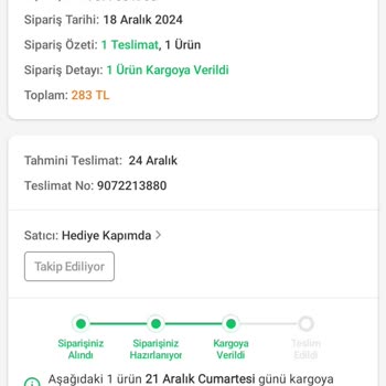 Teslim Edilmeyen Sipariş Ve Yanıltıcı Bilgilendirme