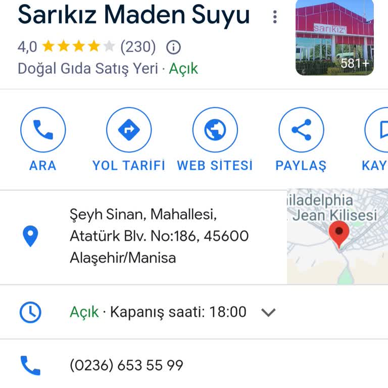 Sarıkız Maden Suyunda Klor Kokusu Ve Tad Sorunu