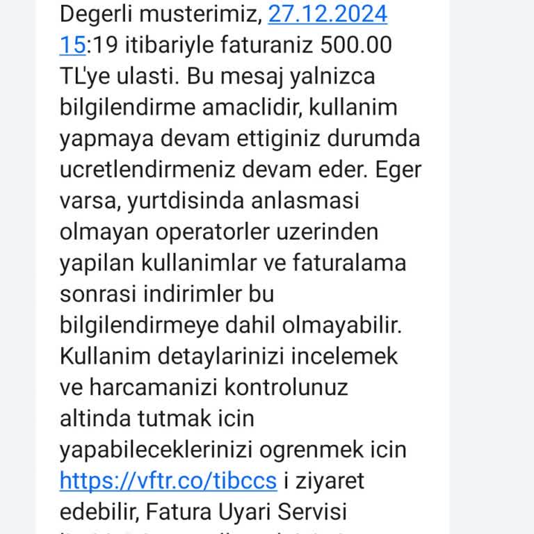 Beklenmedik Yüksek Fatura Ve İzinsiz Abonelik Sorunu