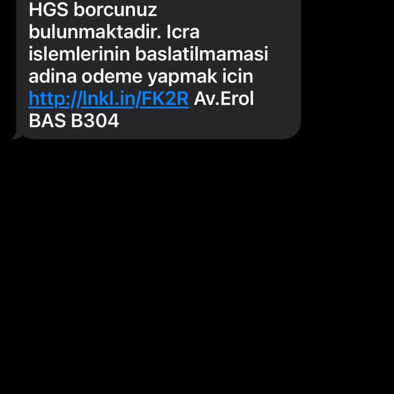 Yanlış HGS Borcu Ve Kimlik Bilgilerimin Kullanımı
