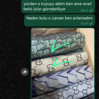 Yanlış Ürün Gönderimi Ve Kalitesiz Şallar