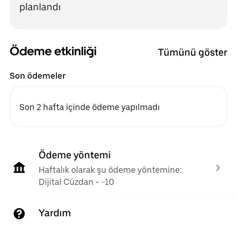 Uber Sürücüsünün Kazançlarının Engellenmesi