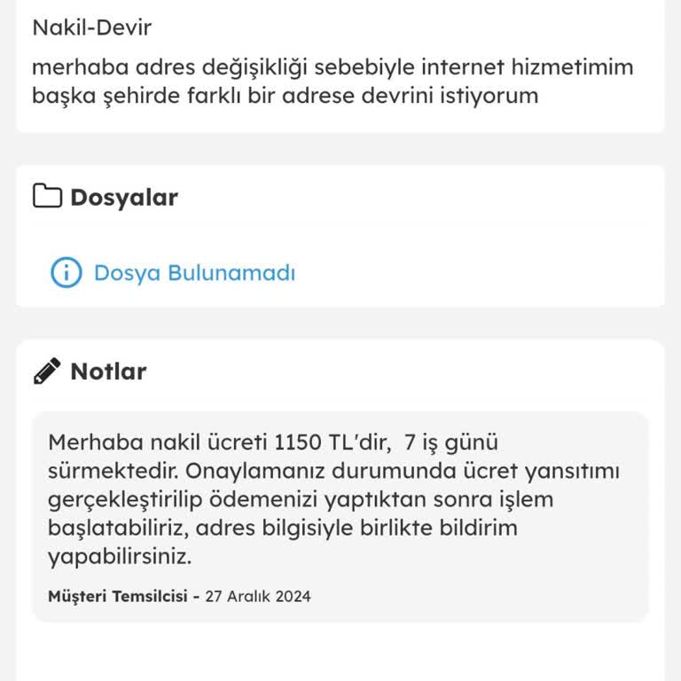 Netgsm Nakil İşleminde Fahiş Ücret Ve İletişim Sorunu