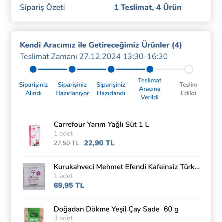 Carrefour SA Online Siparişim Nerede Kaldı?
