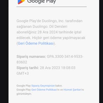 Duolingo Üyelik Ücreti İadesi Sorunu