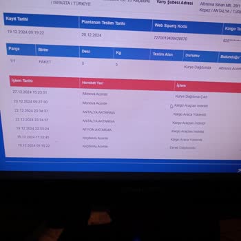 Sürat Kargo Altınova Şubesi: Sürekli Geciken Teslimatlar