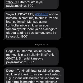 TurkNet İptal Süreci Ve İletişim Sorunları