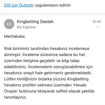 Kingbetting Sitesinde Ödeme Sorunu: Belgeler Gönderildi, Yanıt Yok