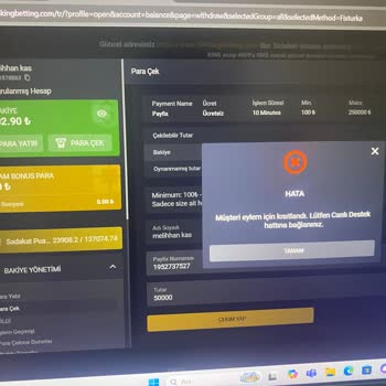 Kingbetting Sitesinde Ödeme Sorunu: Belgeler Gönderildi, Yanıt Yok