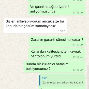 Zara'da Kalitesiz Ürün Ve Yetersiz Müşteri Hizmeti Deneyimi