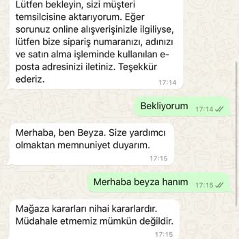 Zara'da Kalitesiz Ürün Ve Yetersiz Müşteri Hizmeti Deneyimi