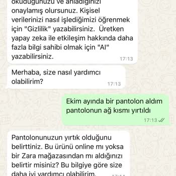 Zara'da Kalitesiz Ürün Ve Yetersiz Müşteri Hizmeti Deneyimi