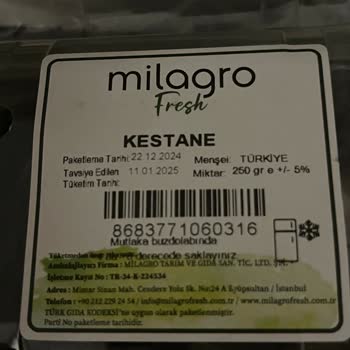 Küflü Kestane Ve Gıda Güvenliği Sorunu