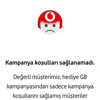 Vodafone Yanıltıcı Hediye Kampanyası