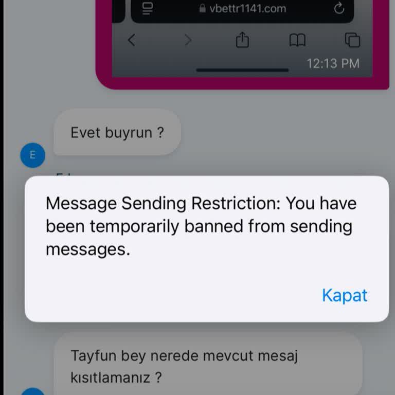 Hesap Doğrulama Ve Canlı Destek Sorunu