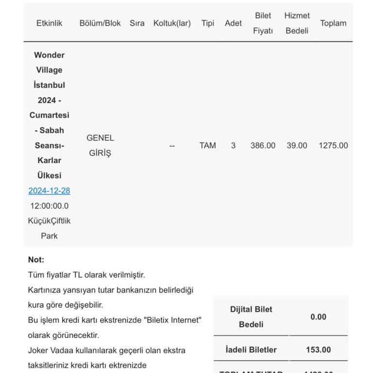 Hava Koşulları Nedeniyle İptal Edilemeyen Biletler