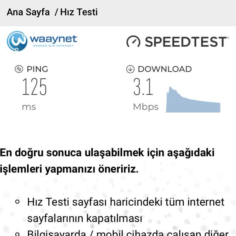 Waaynet'in Hız Sorunu Ve Yetersiz Müşteri Hizmeti